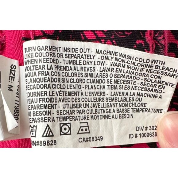 Glo Oralie Low Rise Jegging Juniors Medium Pink Floral Cheetah Print Vintage Y2k - Picture 7 of 10